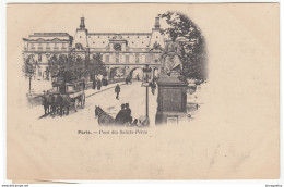 Paris Pont Des Saints-Peres Old Unused Postcard B200225 - Ponts