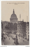 St. Paul's Cathedral From Cheapside Old Unused Postcard B200225 - St. Paul's Cathedral