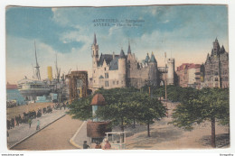 Antwerpen Anvers Place Du Steen Old Postcard Not Posted B200225 - Antwerpen