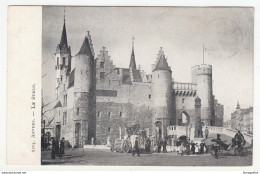 Antwerpen Anvers Le Steen Old Postcard Posted 1908? B200225 - Antwerpen