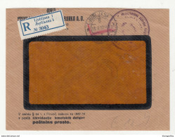 Privilegirana Agrarna Banka Company Letter Cover Travelled Registered 1939 Ljubljana To Mogronog B190615 - Slovenia