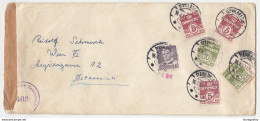 Denmark Letter Cover Travelled 1951 To Austria - Censored B190220 - Covers & Documents