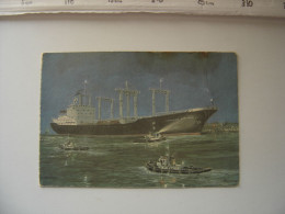 AUTOGRAPHE Carte Meilleurs Voeux Societe Navale DELMAS VIELJEUX Bateau FRANCOIS - Entdecker Und Abenteurer