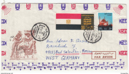 Egypt, Illustrated Letter Cover 1972 Helipolis Pmk B180122 - Cartas & Documentos