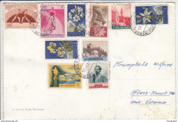 San Marino Multi Franked Postcard B170605 - Lettres & Documents