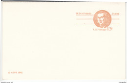 US Postal Stationery Postcard Folded UX93 Robert Morris Bb161110 - 1981-00