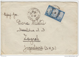 Algerie Letter Cover Travelled 192? Oran To Yugoslavia B160802 - Briefe U. Dokumente