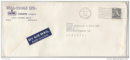 Will-Tools Ltd. Company Air Mail Letter Cover Travelled 1961 Clarkson To Wien B160802 - Brieven En Documenten