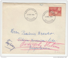 Denmark FD Pmk On Letter Cover Travelled 1954 To Titova Korenica Yugoslavia Resend To Podravska Slatina Jul Markeb160720 - Covers & Documents