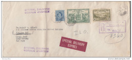 Canada Special Delivery Registered Letter Cover Travelled 1948 B160711 - Cartas & Documentos