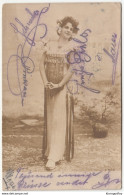 Opera Singer Old Photopostcard Travelled 1902 B181201 - Opera