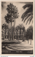 Barcelona, Plaza Real Old Postcard Travelled 1951 Igualada Pmk B180410 - Barcelona