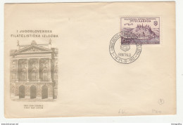 Yugoslavia 1st Philatelic Exhibition 1952 FDC B180220 - FDC