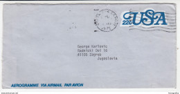 US, Aerogramme Travelled 1979 B180210 - 3c. 1961-... Brieven