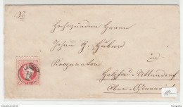 Austria Slovenia Letter Cover Travelled 1875 Landek To Utterdorf B190220 - Slovenia