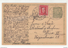 Czechoslovakia Postal Stationery Postcard Travelled 1928 Žihle Scheles To Wien D B190601 - Cartes Postales