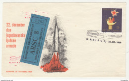 Rocket Experiment Maribor 22.XII. 1964. Special Cover And Postmark With Sticker B190220 - Slovenia
