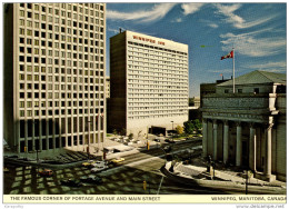 Winnipeg, Portage Avenue And Main Street, Old Postcard Travelled ? Bb 150929 - Winnipeg