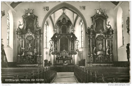 Kirchzarten, Church Interior Old Unused Postcard Bb - Kirchzarten