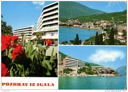 Igalo Postcard Travelled 1974 Bb - Montenegro