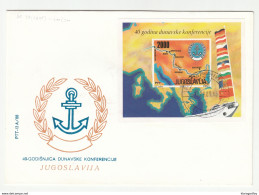 Yugoslavia 1988 40 Anniv. Danube Conference FDC Bb200101 - FDC