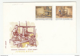 Yugoslavia 1989 Old Crafts 2 FDCs Not Postmarked Bb200101 - FDC