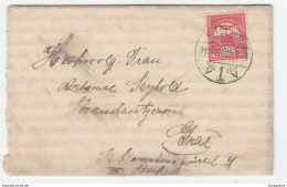 Hungary Croatia Letter Travelled 1910 Fiume To Graz B190901 - Croatia