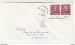 Andrew Carnegie FDC 1960 B200901 - 1951-1960