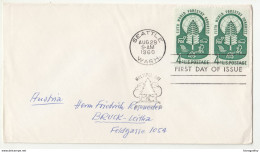 Fifth World Forestry Congress FDC 1960 Seattle Pmk B200901 - 1951-1960