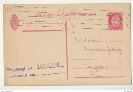 Norway, Postal Stationery Postcard Posted 1919 Stavanger Pmk B200610 - Entiers Postaux