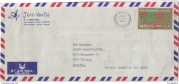 Hong Kong, Jeff-Vin Co. Letter Cover Posted 1976 B200610 - Briefe U. Dokumente