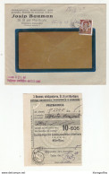 Veležganjarna Josip Bauman St. Ilj Pri Mariboru Company Letter Cover Posted 1938 B191210 - Slovenia