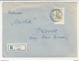 Yugoslavia Letter Cover Posted Registered 1967 Sarajevo To Oriovac B200115 - Lettres & Documents