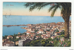 San Remo Old Postcard Travelled B181025 - San Remo