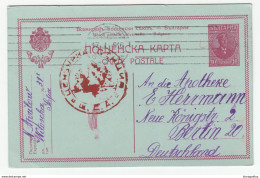 Bulgaria, UPU Postal Stationery Postcard Carte Postale Censored Travelled 1916 B190401 - Postales