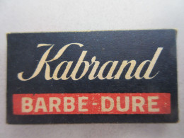 Boite Complète De 5 Lames De Rasoir KABRAND - Complet Box Of 5 Rasor Blades - Razor Blades