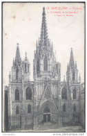 Barcelona Fachada Y Cimborio De La Catedral Old Postcard Travelled 1923 Bb151021 - Barcelona