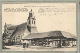 CPA (08) LAUNOIS - Attelage à Chien(s) Devant La Halle Du Marché Couvert En 1907 - Autres & Non Classés