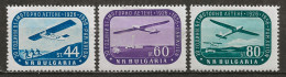 BULGARIE: *, PA N° YT 70 à 72, Série, Ch., TB - Corréo Aéreo