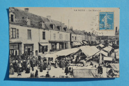 CPA Carte Postale - LA SUZE SArthe - Le Marché - Animée - 1923 - La Suze Sur Sarthe