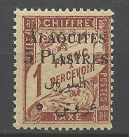 ALAOUITES  TAXE N° 5a Variétée Petit L NEUF* CHARNIERE  / Hinge  / MH - Altri & Non Classificati