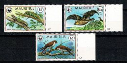 Mauritius 1978 - Yv. 477/479**, Mi 464/466**, SG 558/560**, MNH WWF - Mauritius (1968-...)