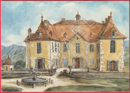 Saint-Geoire-en-Valdaine (38) - Château De Longpra (Aquarelle De Richard Cole) (2) - Saint-Geoire-en-Valdaine