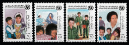 1985 Libia Project For The Preservation Of Child Life Set MNH** 1° - Libye