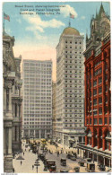 Broad Street, Showing Commercial Trust And Postal Telegraph Buildings , PHILADELPHIA Pa. ( Etats Unis ) - Philadelphia