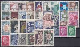 FRANCE - 1967 - N° 1511 à 1541 ** - 33 Tbs - ( Cote 16,00 E) - PARFAIT état - Luxe - 1960-1969