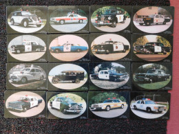 16 Cartes-Calendriers, Vieilles Voitures De Police Américaine, 2015, Série Limitée (T19) - Klein Formaat: 2001-...