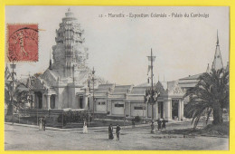 CPA MARSEILLE Exposition Coloniale - Pavillon Du CAMBODGE - Kolonialausstellungen 1906 - 1922