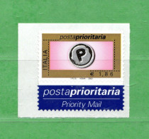 Italia ** - 2002-  POSTA PRIORITARIA - EURO 1,86   - Unif.2637. MNH - 2001-10: Mint/hinged