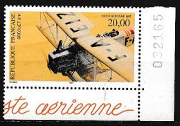 France - Poste Aérienne 1997 - Breguet XIV -YT PA61a** Coin De Feuillet Numéroté - 1960-.... Neufs